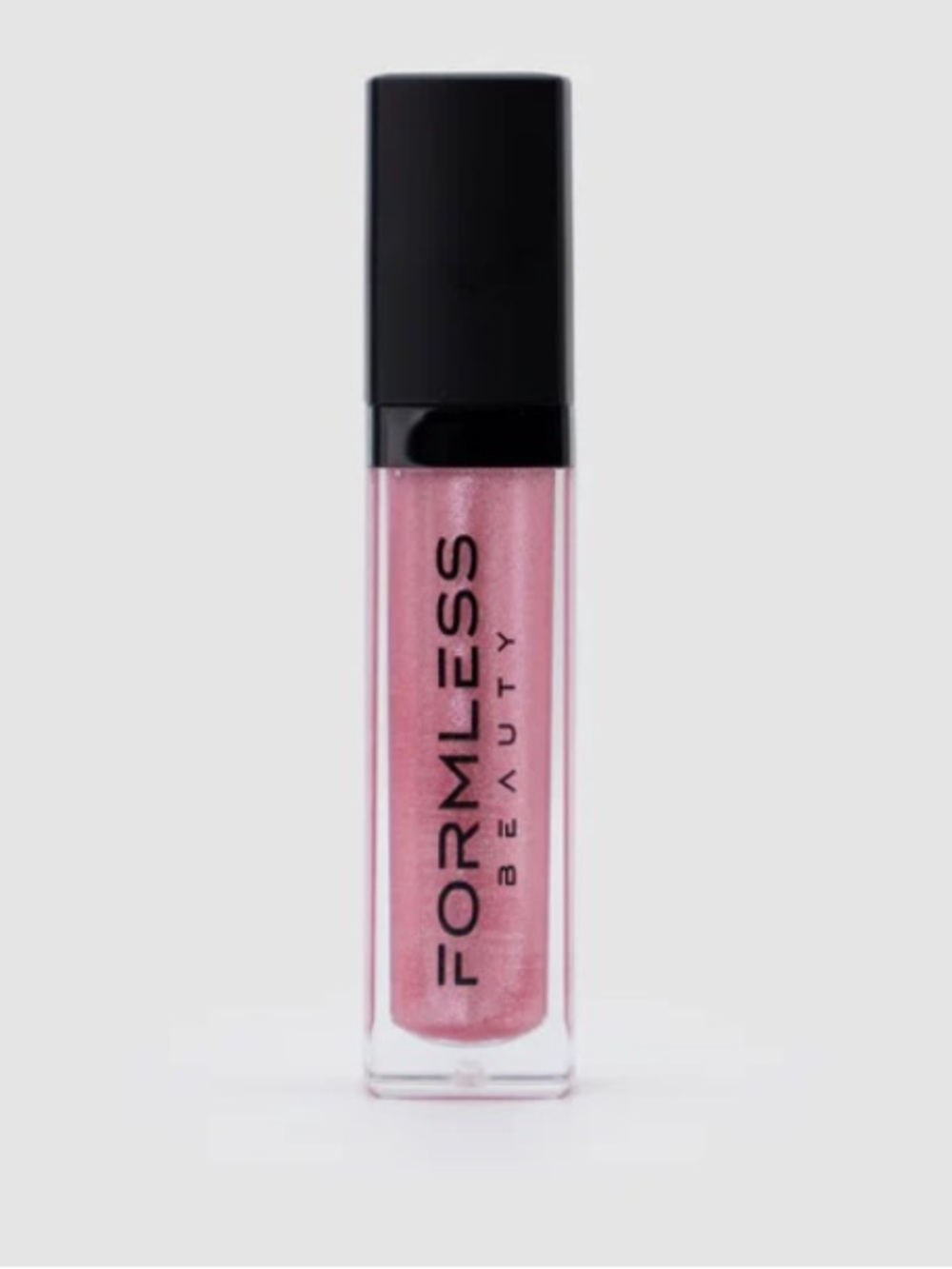 Formless Beauty Lipgloss is shade Love.